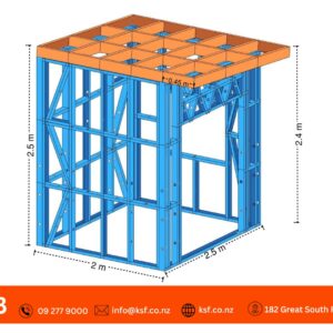 Shed Steel Frame Kitset - 2.3m x 2m FREE DELIVERY*