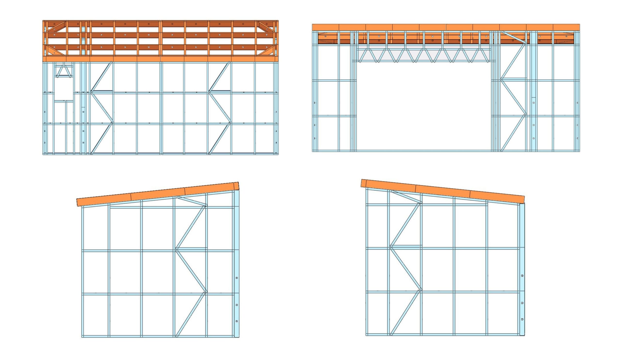 Shed Steel Frame Kitset - 3m x 6m FREE DELIVERY* - Image 2